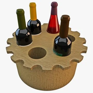 Wine Rack 4 3D Model