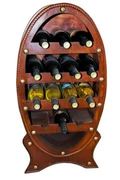 Wine rack Stock Photos