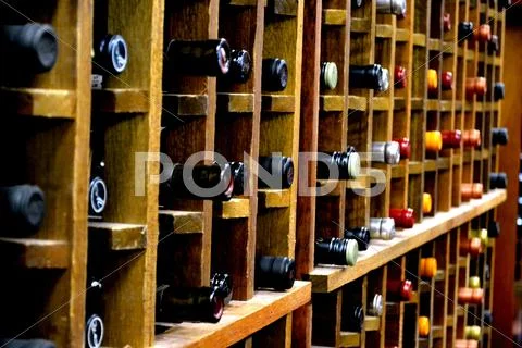 Wine Rack Stock Photos