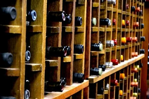 Wine Rack Foto stock