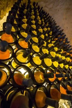 Wine rack Stock Photos