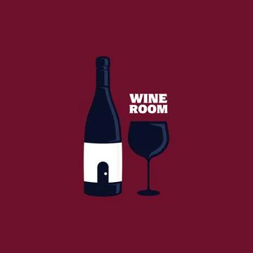 Wine Room Logo Stock Illustration