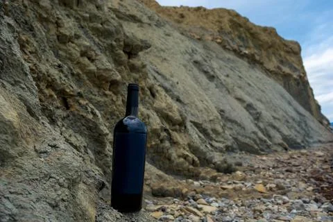 Wine by the sea Stock Photos