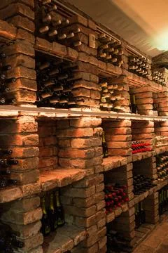 Wine Shelf Stock Photos