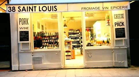 Wine shop Stock Footage 10879598