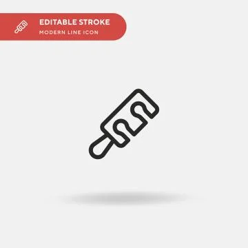 Wine Simple vector icon. Illustration symbol design template for web mobile U Stock Illustration