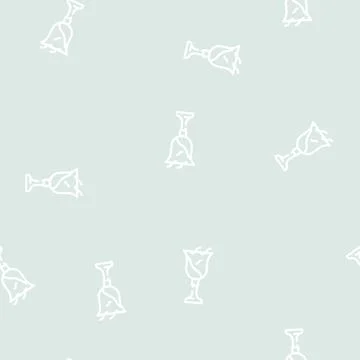 Wine smell line vector seamless pattern line Stock Illustration