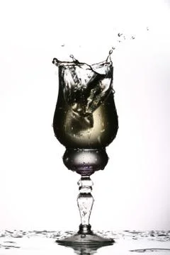 Wine splash Stock Photos
