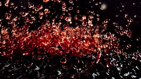 Wine Splashing Super Slow Motion 1000 fps  Stock Footage 276353723