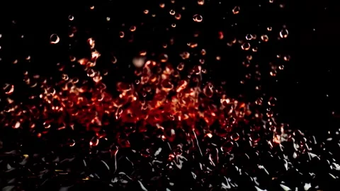 Wine Splashing Super Slow Motion 1000 fps  Stock Footage 281563416