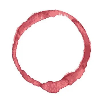 Wine stain Stock Illustration