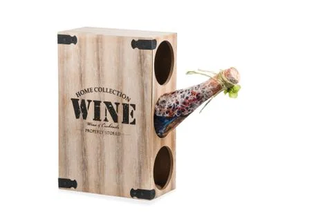 Wine storage box Stock Photos