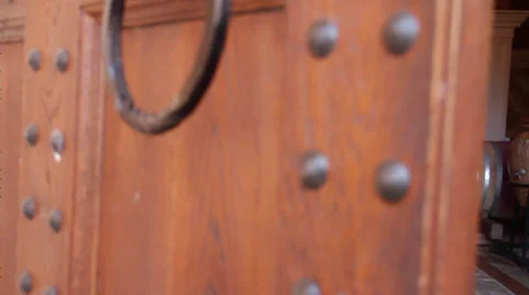 Wine Stored in a Barrel for exporting Stock Footage 35439028