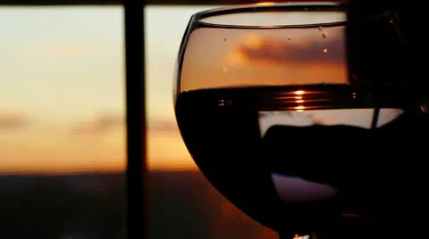 Wine at Sunset Video stock 20637576