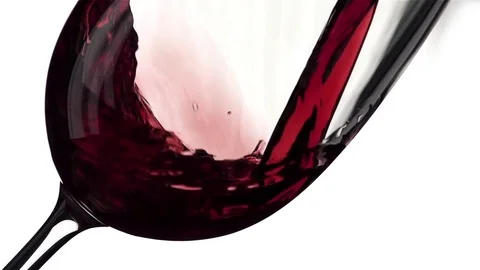 Wine in Super Slow Motion Stock Footage 76432631