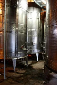 Wine Tanks Stock Photos