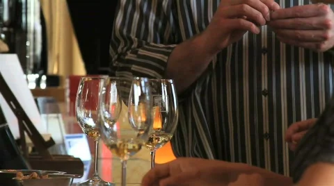 Wine Tasters Stock Footage 647996