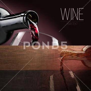 Wine tasting banner set Stock Photos