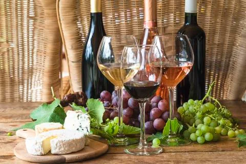 Wine tasting concept. Stock Photos