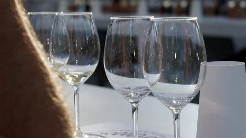Wine Tasting in a Cooking Show. Stock Footage 103801749