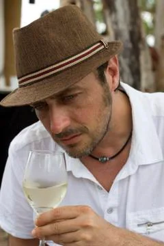 Wine tasting Stock Photos