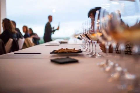 Wine tasting Stock Photos