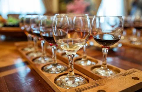 Wine tasting Stock Photos