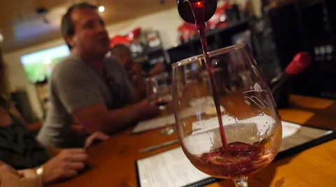 Wine tasting pour Temecula Stock Footage 52481863