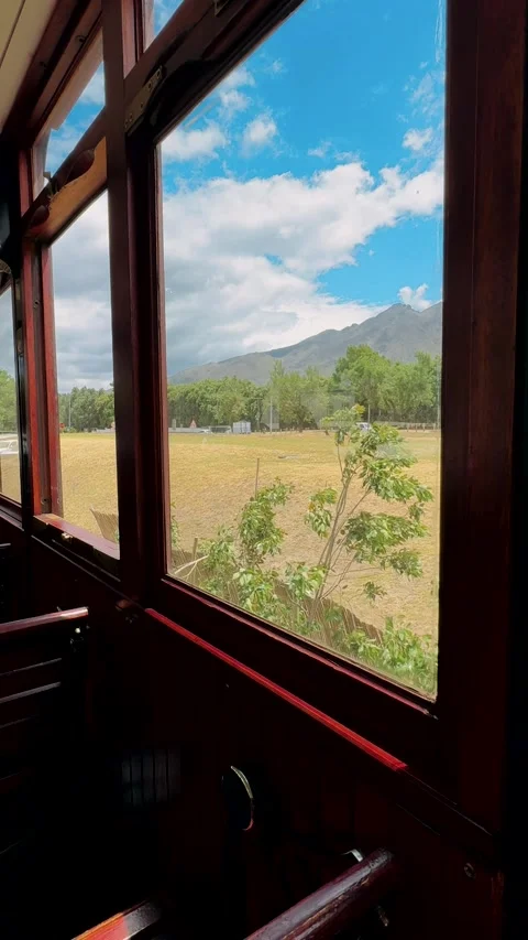 Wine train view from the carriage 動画素材 333570803