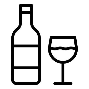 Wine Vector Icon Design Illustration Stock Illustration