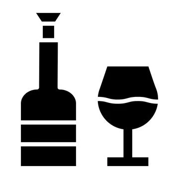 Wine Vector Icon Design Illustration Stock Illustration