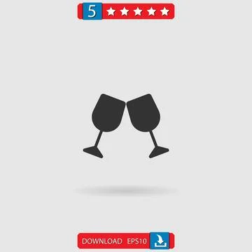 Wine vector icon Stock Illustration