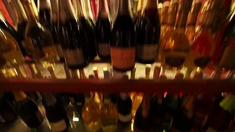 Wine warehouse refrigerator Stockbeeldmateriaal 74451308