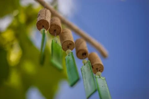 Wine Windchime Foto stock