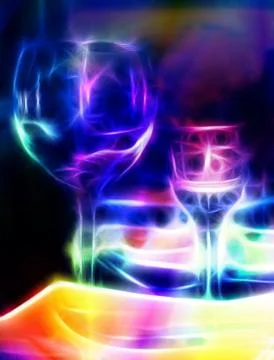 Wineglass Stock Illustration