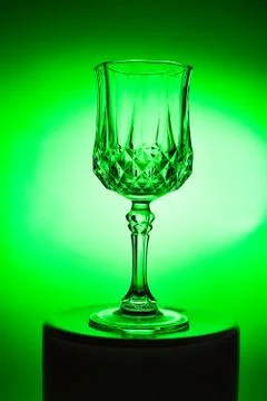 Wineglass on the light background Stock Photos