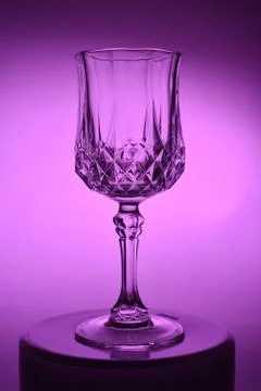 Wineglass on the light background Stock Photos