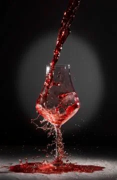 Wineglass. Stock Photos