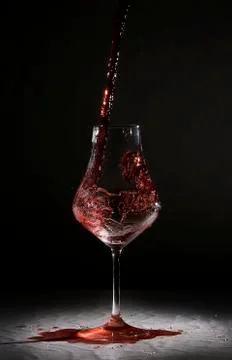 Wineglass. Stock Photos