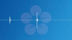 WINEGLASS SET DOWN, 2X Sound Effect