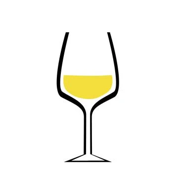 Wineglass with wine vector Stock Illustration