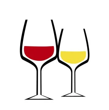 Wineglass with wine vector Stock Illustration