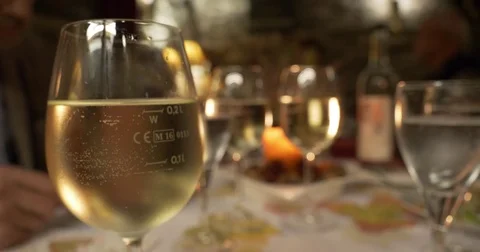 Wineglasses Stock Footage 83463854