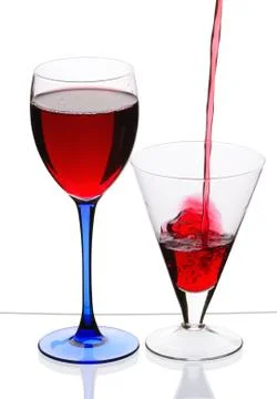 Wineglasses Stock Photos
