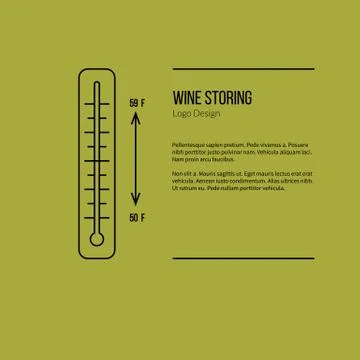 Winemaking, wine tasting graphic design concept Stock Illustration