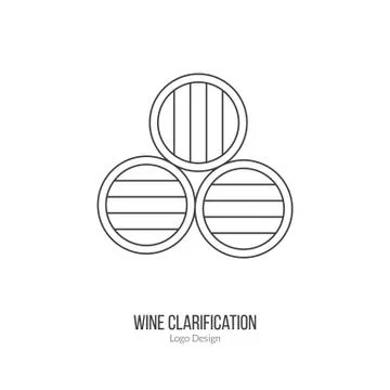 Winemaking, wine tasting logotype design concept Stock Illustration
