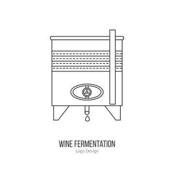 Winemaking, wine tasting logotype design concept Stock Illustration