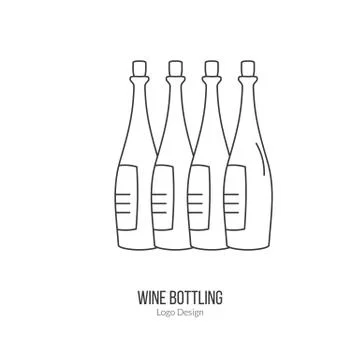 Winemaking, wine tasting logotype design concept Stock Illustration