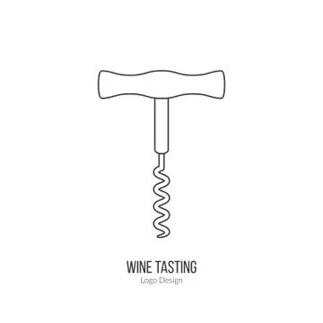 Winemaking, wine tasting logotype design concept Stock Illustration