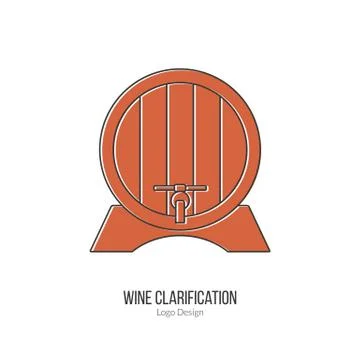Winemaking, wine tasting logotype design concept Stock Illustration